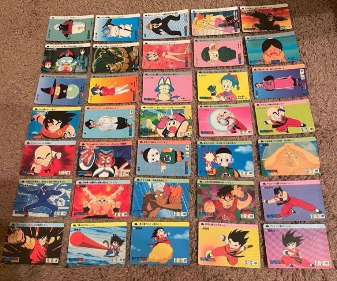 初版】ドラゴンボールカードダス1988本弾①ノーマルカード34枚プラス1