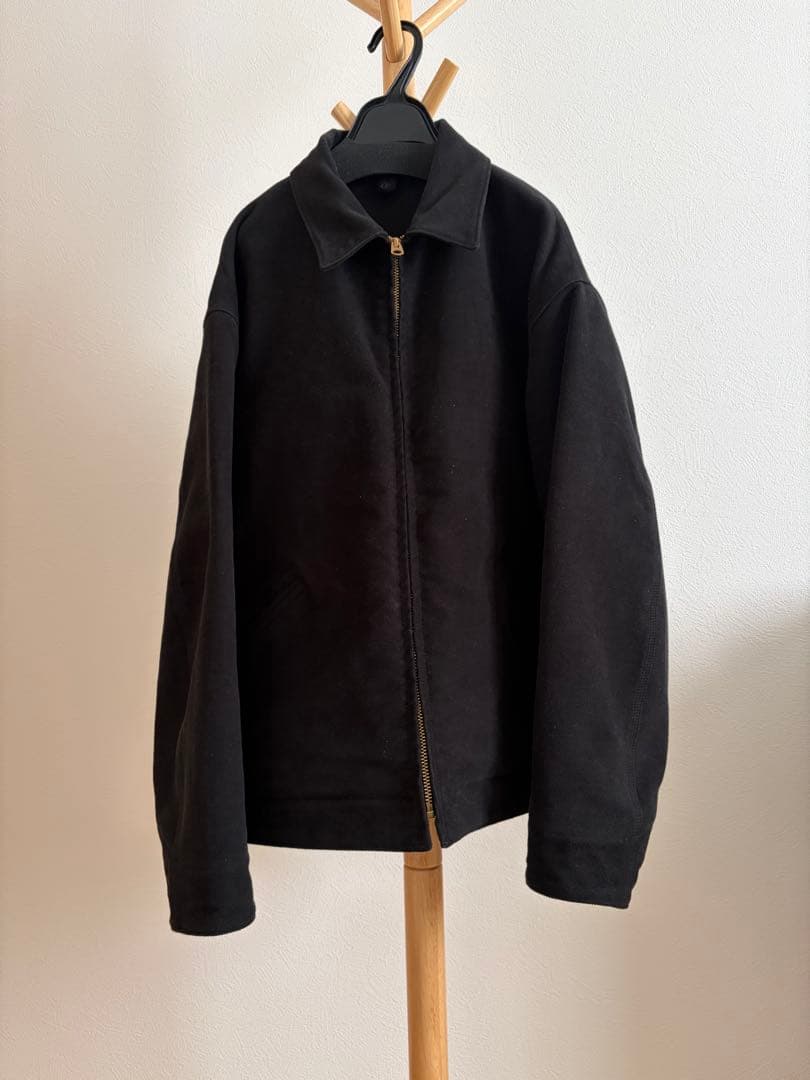 COMOLI モールスキンジップショートジャケット