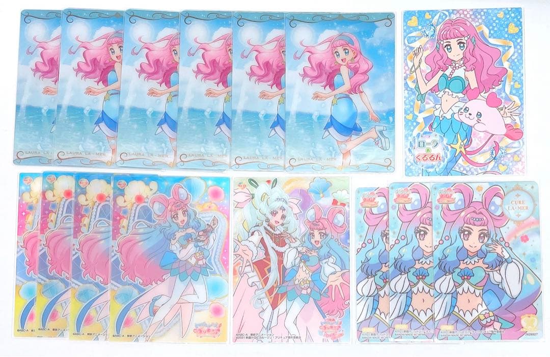 も*あ様 プリキュア キュアラメール ローラ くるるん ウエハース