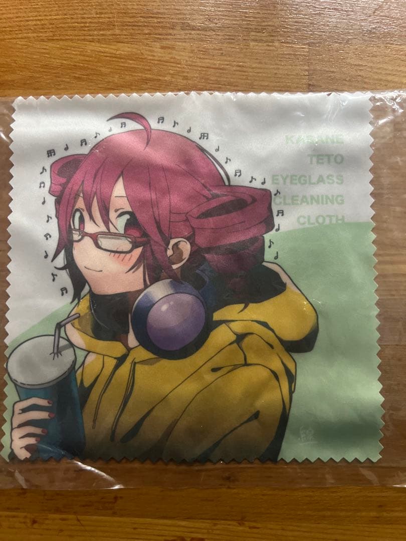 重音テト　メガネ拭き　クリーナークロス