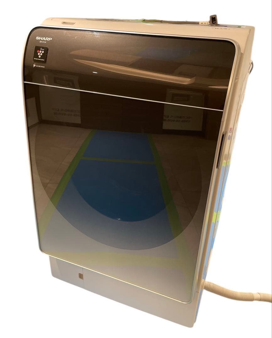 大阪 京都限定 シャープ ドラム式洗濯機 ES-X11A-SL 2022年製