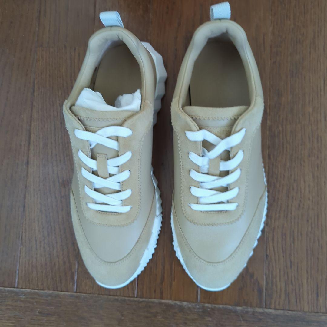 ★★専用品★★ エルメス バウンシング スニーカー 41 ベージュ