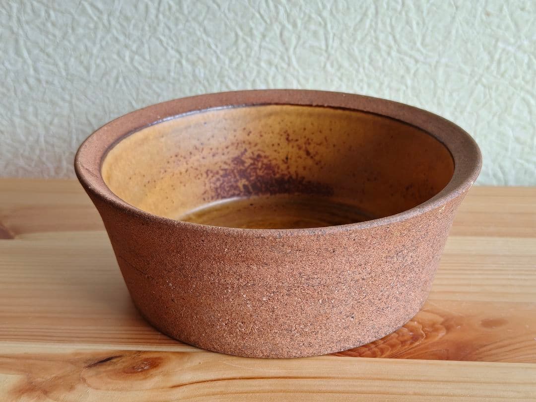 山本教行　深皿　グラタン皿　陶器　民芸　民藝　バーナード・リーチ ②　岩井窯