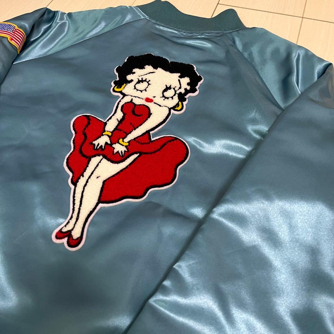 Supreme ベティ・ブープ スカジャン 青