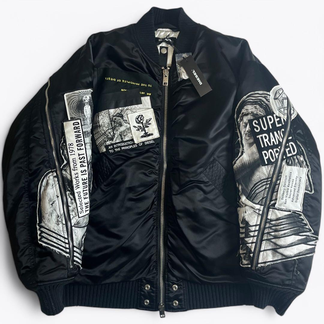 未使用品】DIESEL ma-1 G-Krista-C Jacket 黒 - メルカリ