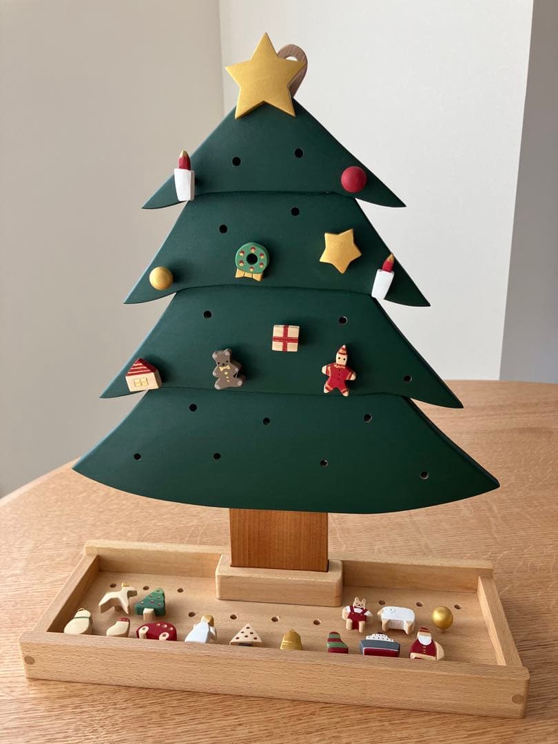 木のアドベントカレンダー　里のみのる工房 里の木のおもちゃ みのる」(里のみのる工房)|「木のアドベントカレンダー」