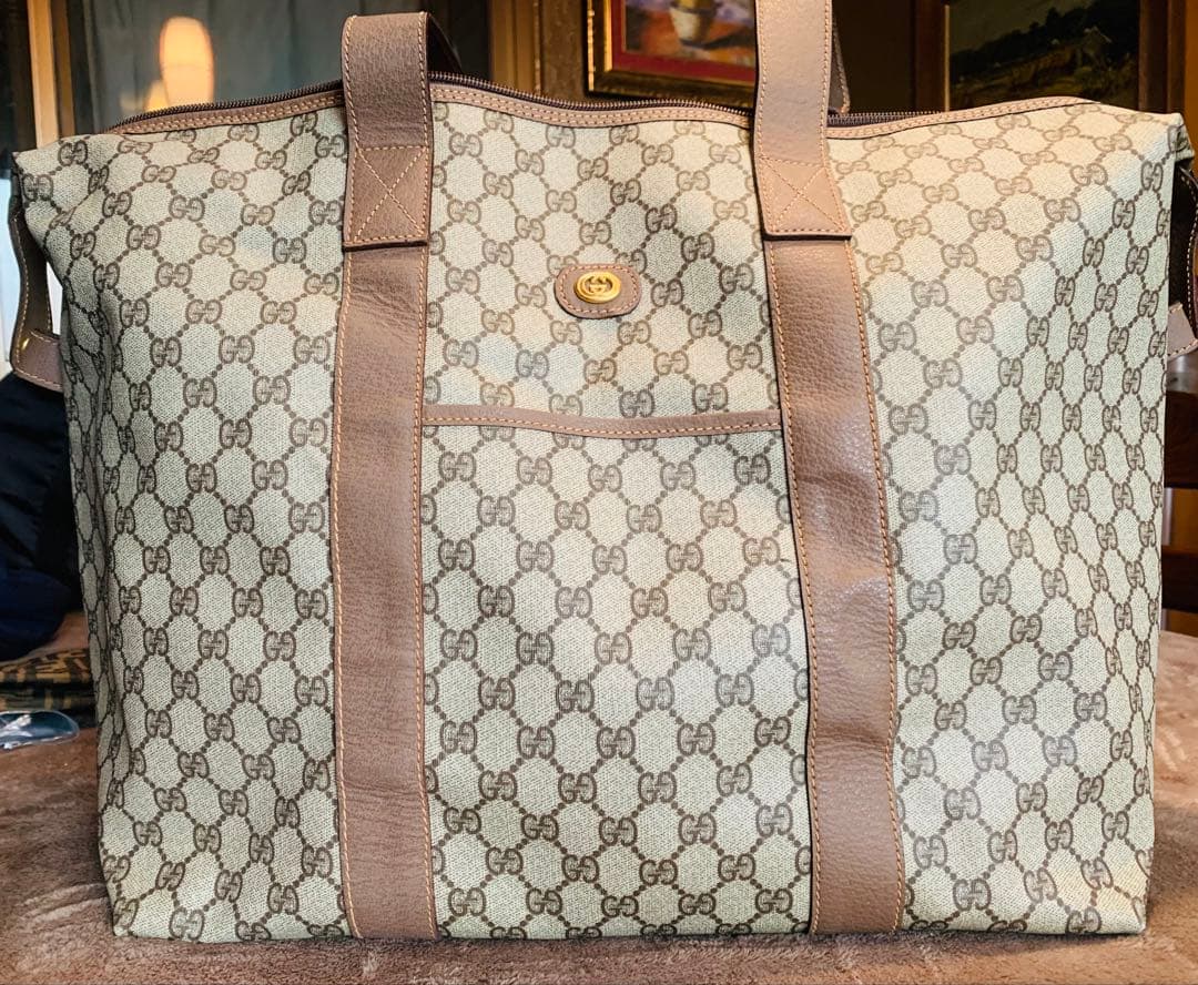 Gucci GGパターン トートバッグ 大きめ