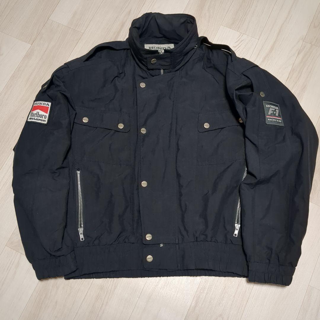 HONDA F1 レーシングジャケット M 90s 黒 マルボロ マクラーレン