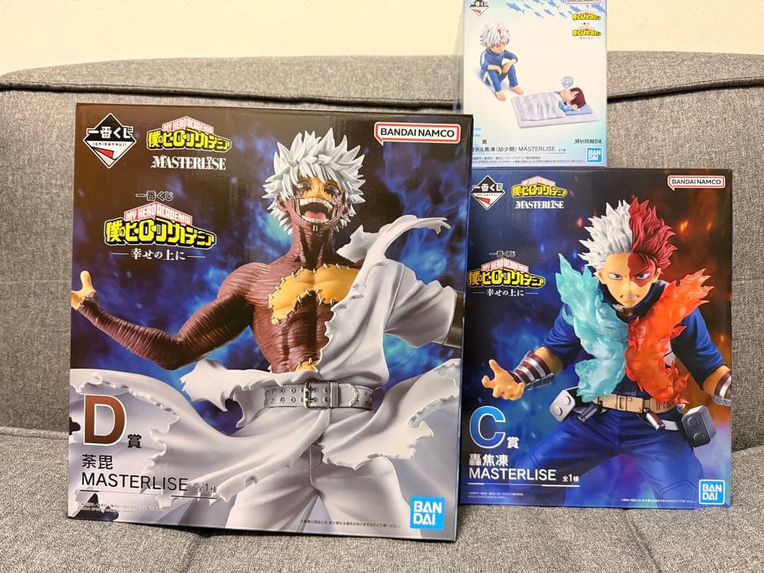 【未開封】一番くじ 幸せの上に C賞 轟焦凍 D賞 荼毘 F賞 燈矢&焦凍