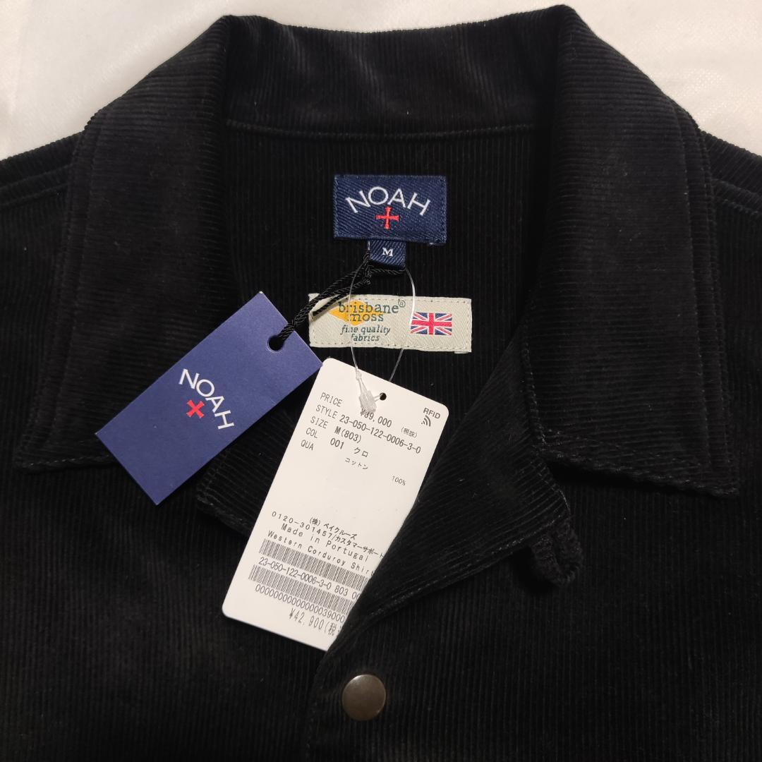 新品□NOAH ブリスベンモス ウエスタンコーデュロイシャツ ジャケット