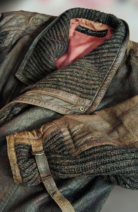 デザインよし希少古着ペレペレレザージャケットザックリ感最高 90s 希少 pelle pelleペレペレ レザージャケット | tiraxy'sbox