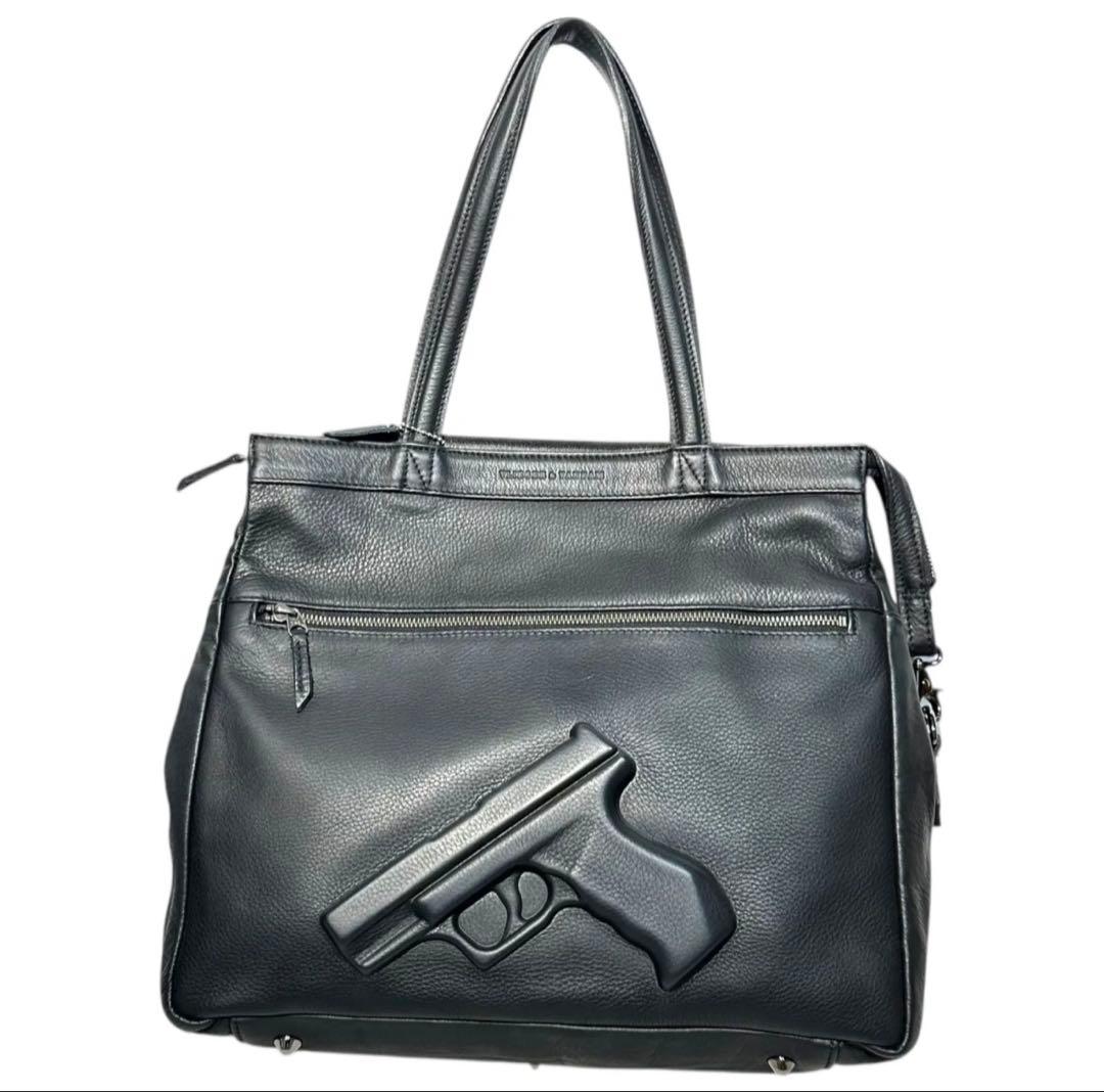 バッグ VLIEGER & VANDAM Pistol Leather Bag