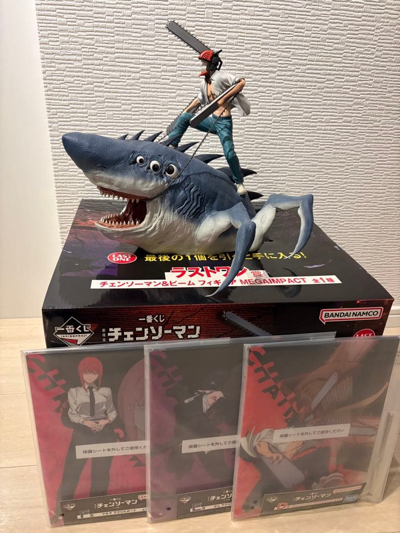 チェーンソーマン　一番くじ　ラストワン　おまけ オマケ付き】チェンソーマン 一番くじ ラストワン賞 - メルカリ