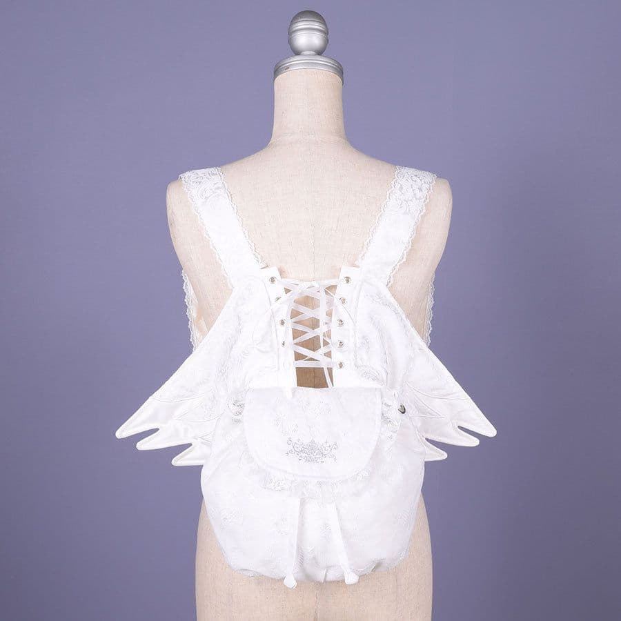 新品 h.NAOTO Angel Wing Backpack / WH Angel Wing Backpack / WH – h.NAOTO WEBSHOP