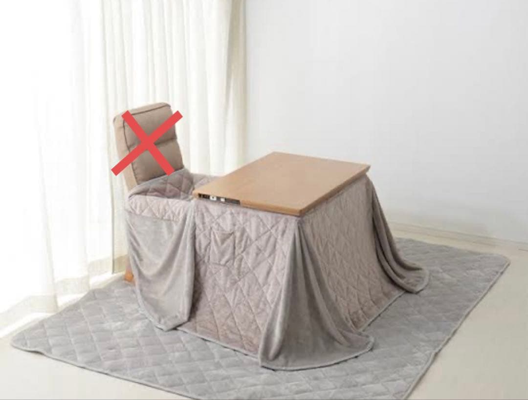 高脚こたつ＋専用掛ふとん(イオン  COORDY) ホームコーディ 高脚専用 こたつ掛ふとん 4人用 | イオンスタイル