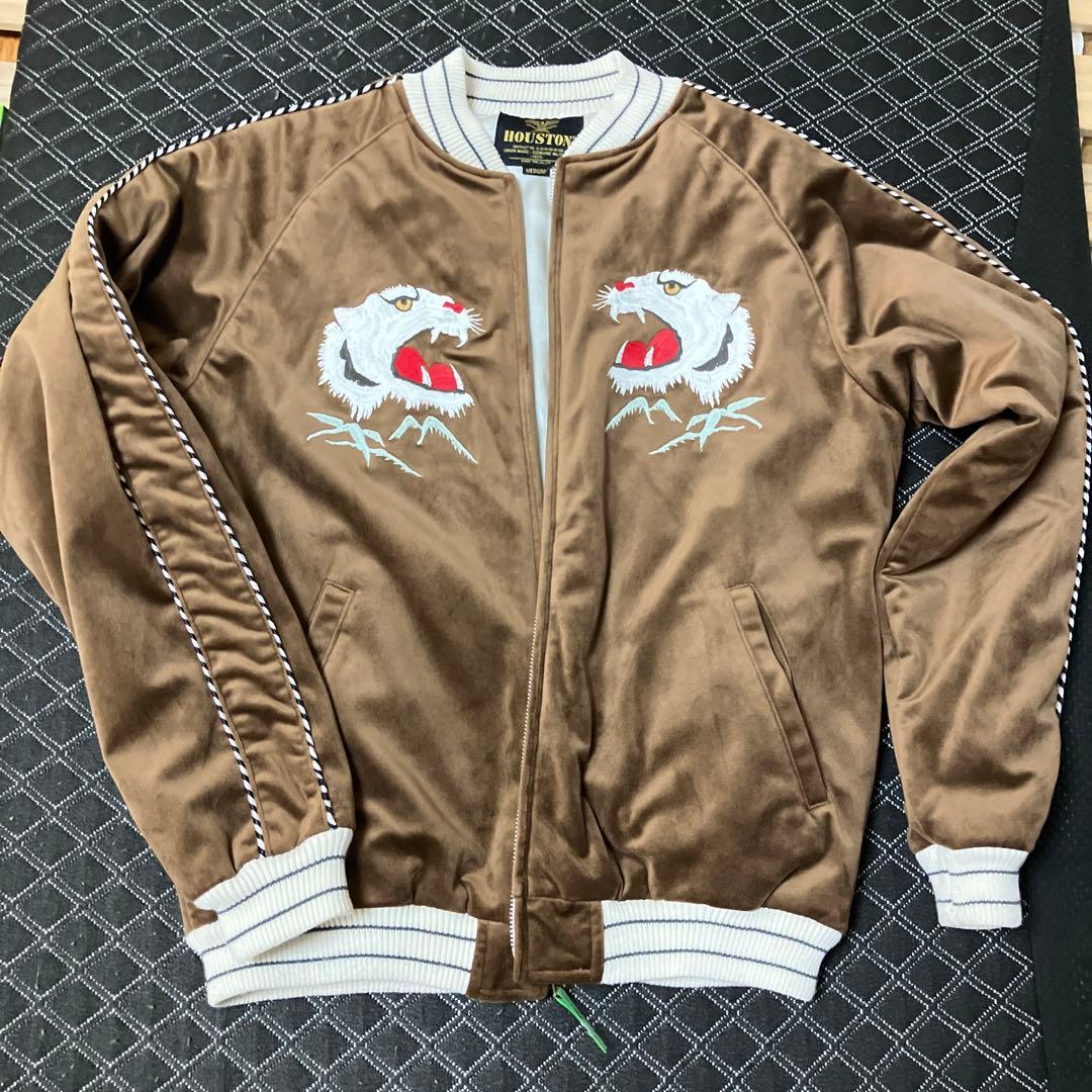 Houston スカジャン 虎刺繍