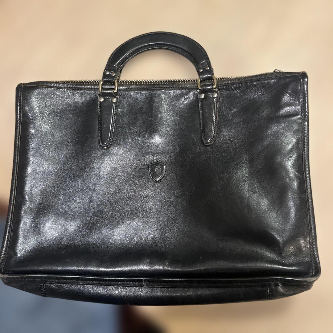 最終値下げ　フェリージ　黒　オールレザー ビジネスバッグ