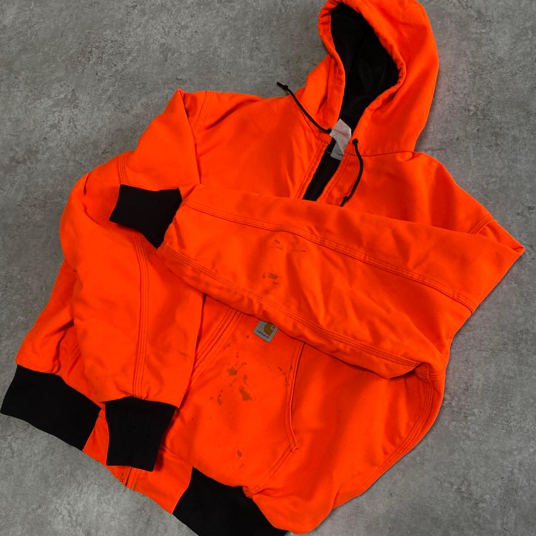 90s カーハート アクティブ ジャケット USA製 BLZ オレンジ - メルカリ