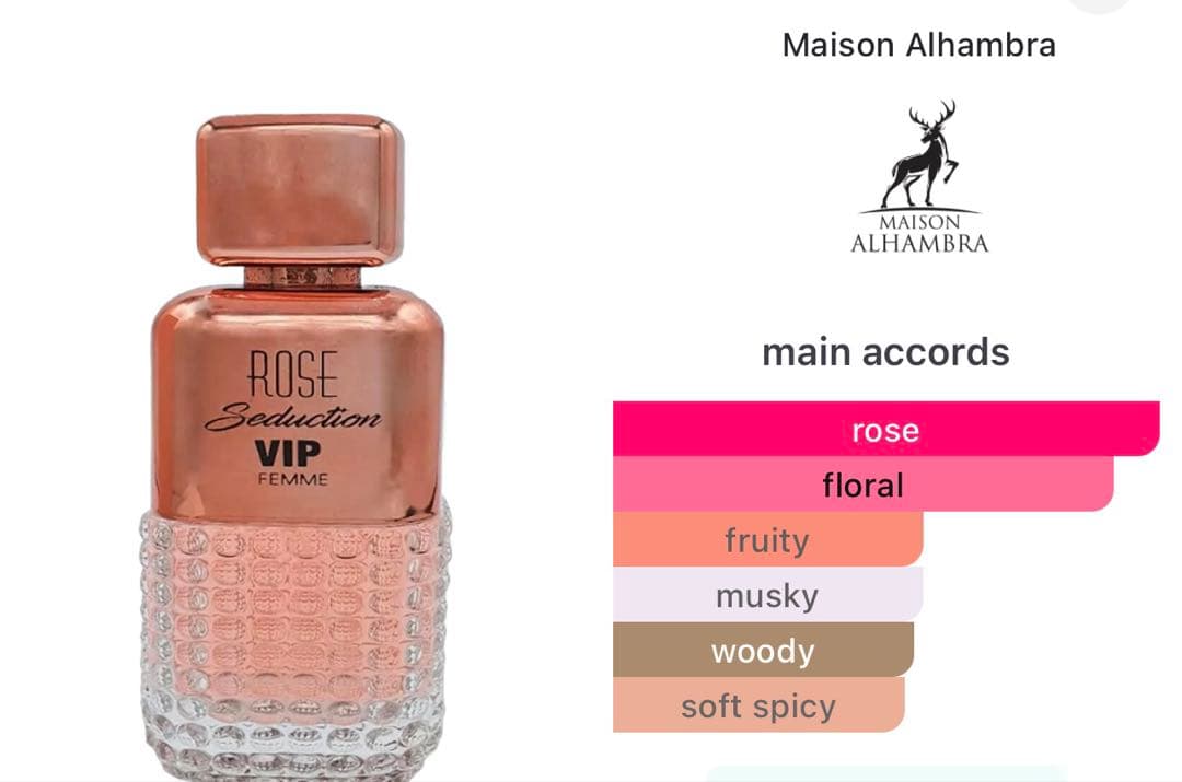 ROSE SEDUCTION VIP POUR FEMME 100ml - メルカリ