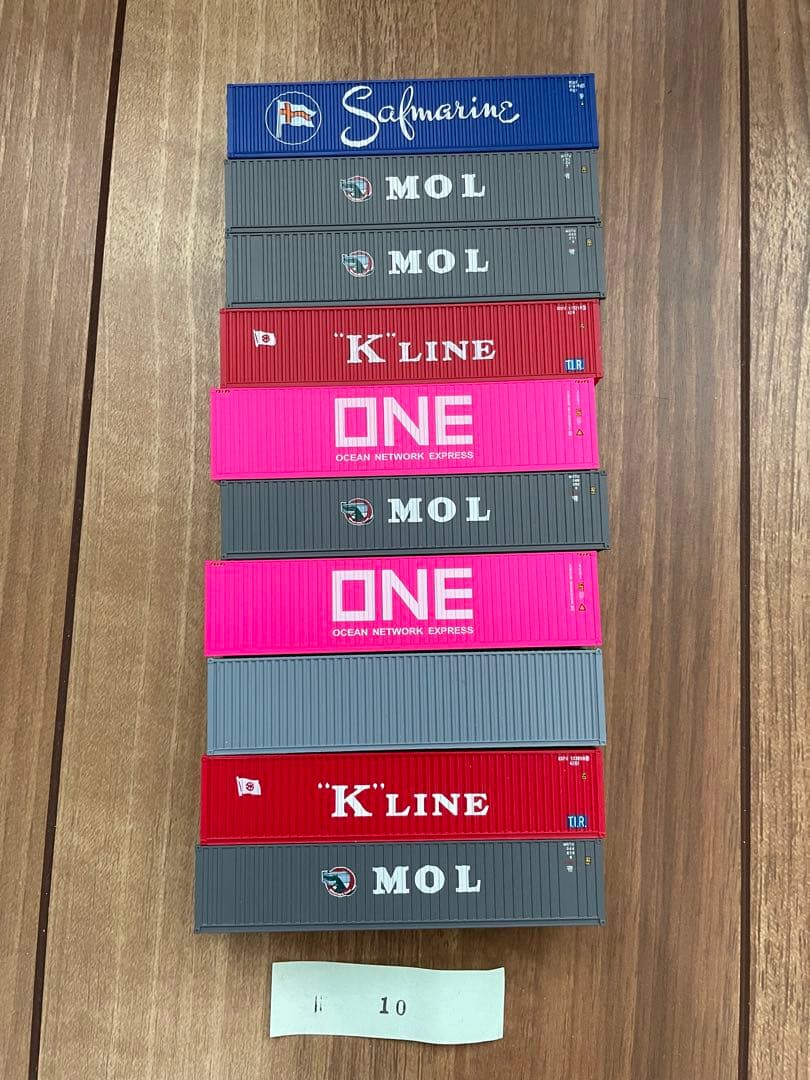 10 Nゲージ 海上 コンテナ コキ 貨物列車 トレーラーコレクション