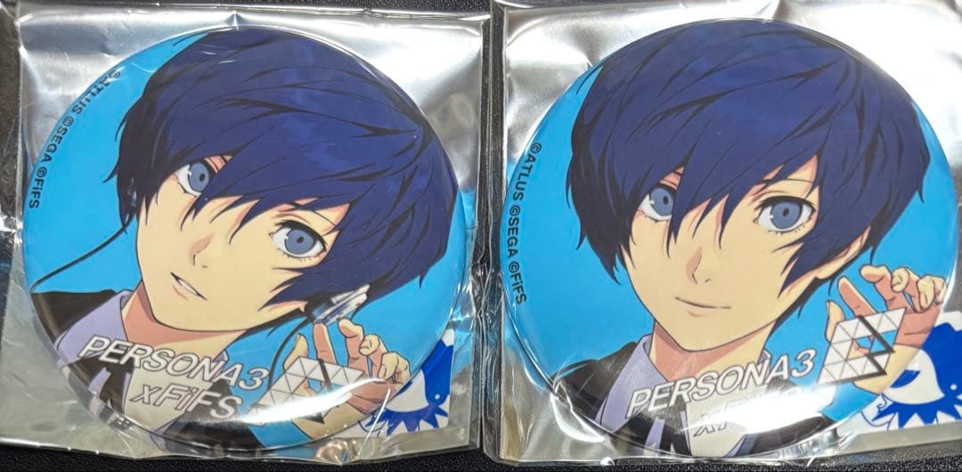シークレット有り】ペルソナ FiFS 缶バッジ 主人公 結城理 有里湊