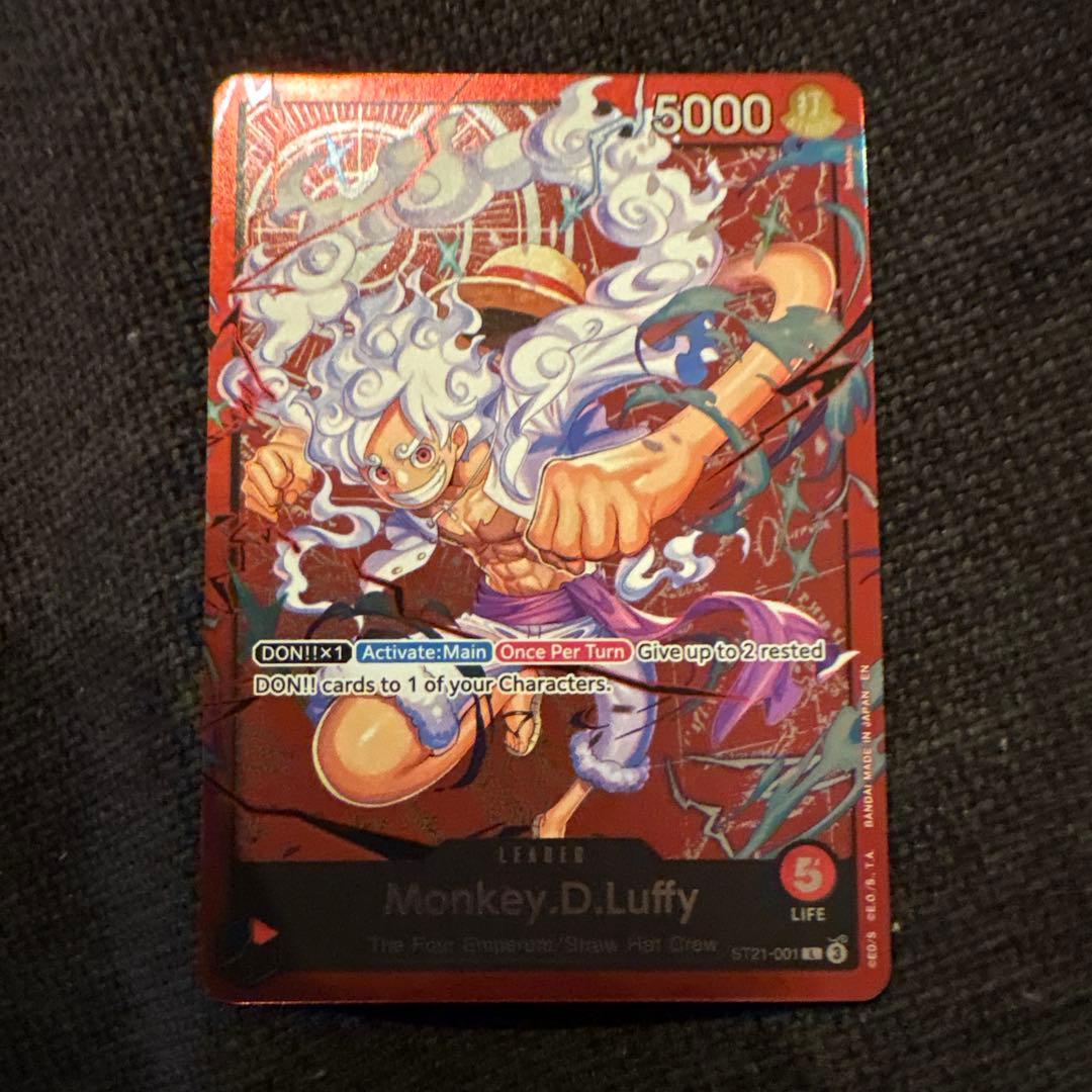 英語版ワンピースカード　ルフィ　ニカ　Monkey.D.Luffy