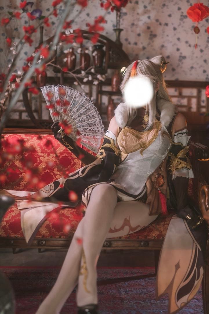 【値下げ】原神 凝光 コスプレ衣装 三分妄想 Mサイズ ウィッグ付き 猫屋小舗 原神 コスプレ 凝光 ギョウコウ 衣装 ※ウィッグ 靴 追加可能