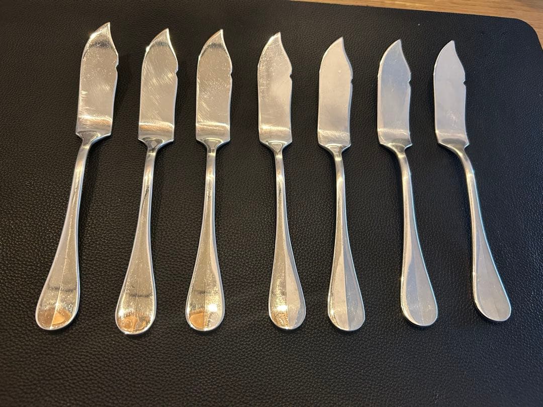 クリストフル　フィッシュナイフ　7本セット