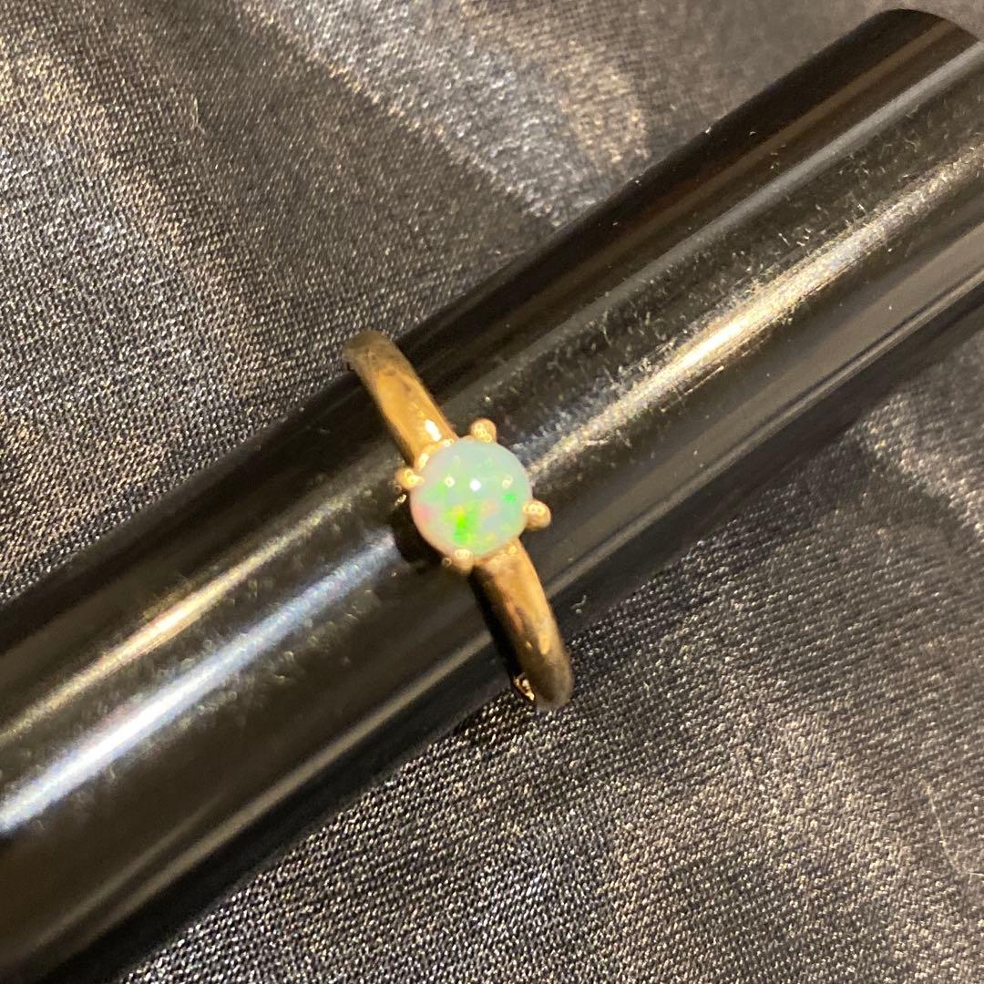 オパール ゴールドリング