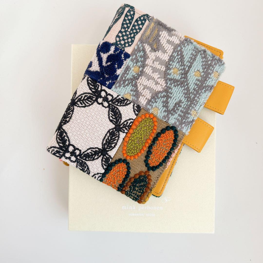 ほぼ日手帳カバー ミナ ペルホネンオリジナルサイズ（A6） minahutte_sl_01.jpg