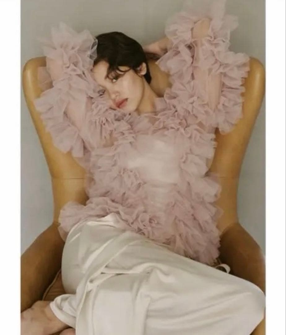 と*ろ様 NOTREemor tulle veil tops チュールトップ NOTREemor（ノートルエモア）の「tulle veil tops（シャツ/ブラウス