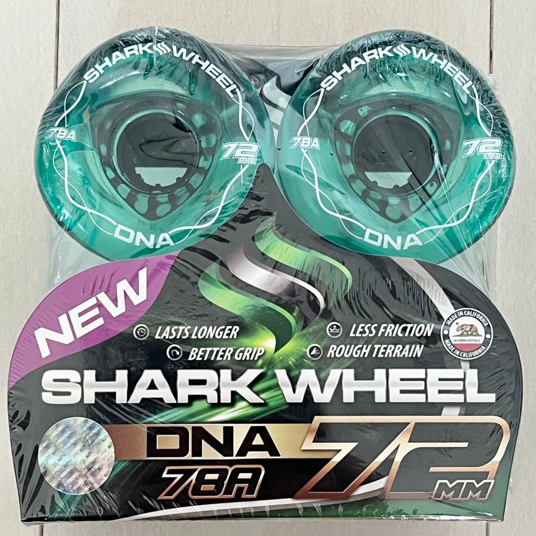 21☆新品 未開封☆ シャークウィール 72mm 78a クリア グリーン