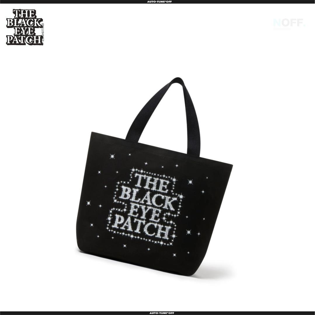 ブラックアイパッチ SHINING OG LABELトートバッグ MEDIUM BEPFW25AC13-blk-01.jpg