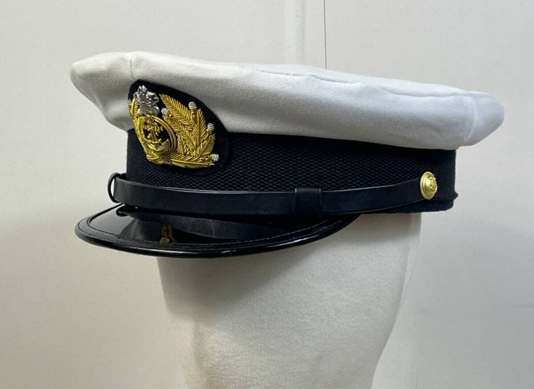 旧日本海軍士官用軍帽 日本軍海軍連合艦隊戦艦空母護衛艦巡洋艦潜水艦一種二種軍装