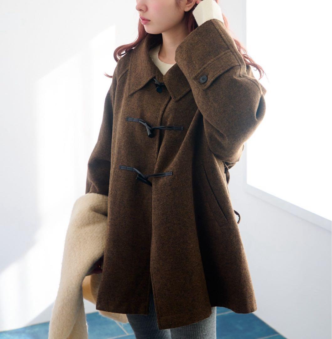 kastane 【お気に入り1万人突破！/ベスト付き】ダッフルフレアコート