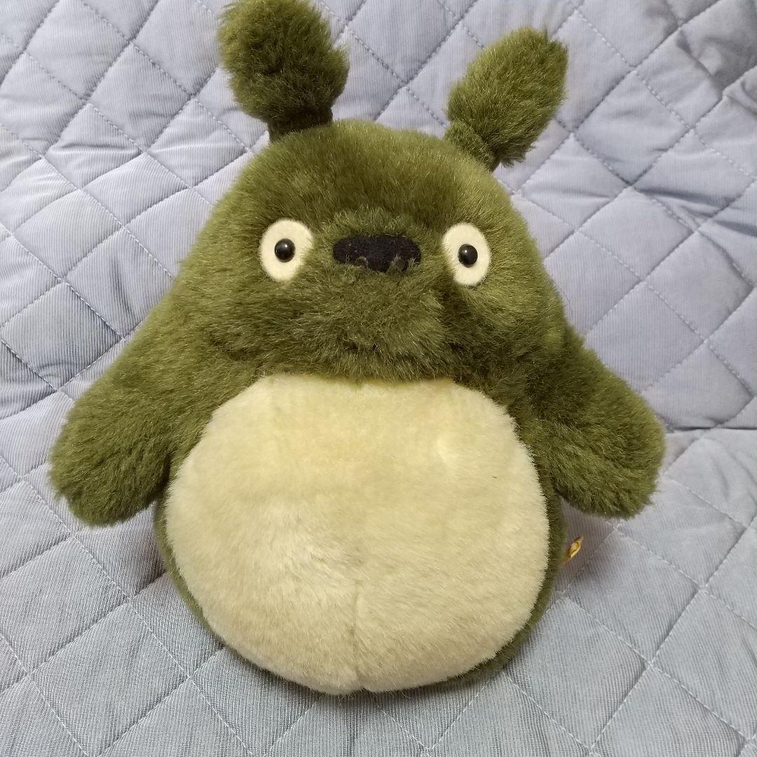 サン・アロー となりのトトロぬいぐるみ グレーとグリーン 徳間 レトロ