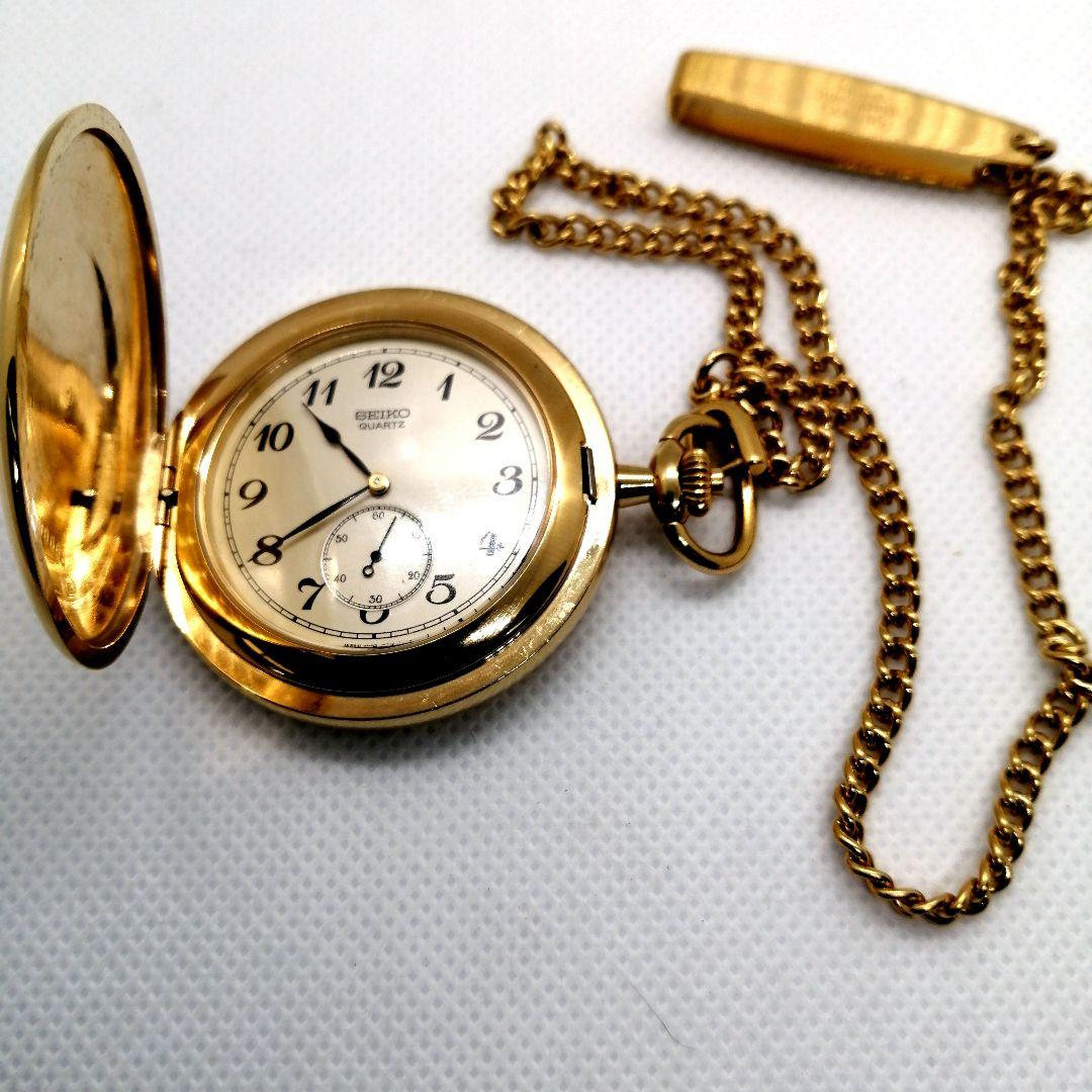 内閣総理大臣 贈SEIKO ゴールド 懐中時計 電池交換済み 稼動品 - メルカリ