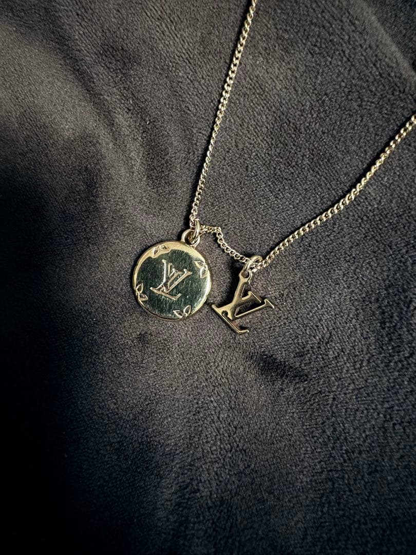 Louis Vuitton リングネックレス【リング無し！】 指輪にもなる】LOUIS VUITTON☆リング ネックレス モノグラム (Louis