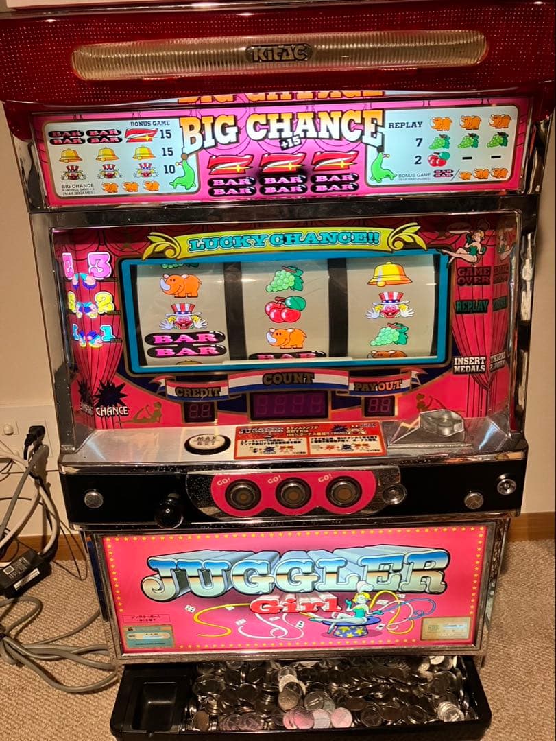 パチスロ実機 ジャグラーガール 4号機（引き取り限定） - メルカリ