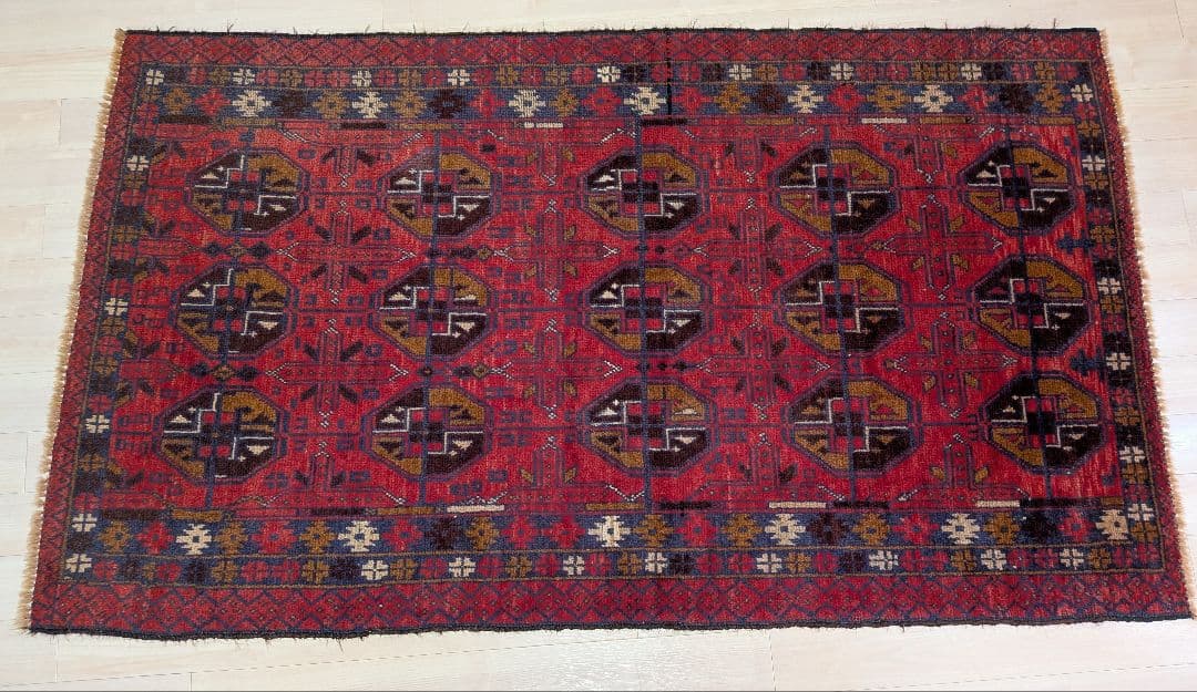 オールドキリム　ウールラグ オールドキリム トルコ 手織り ヴィンテージ ラグ 87x58cm カーペット