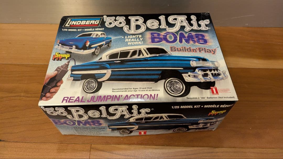 1953 Chevy Bel Air Bomb 1/25 モデルキット 1953 Chevy Bel Air Bomb 1/25 モデルキット - メルカリ