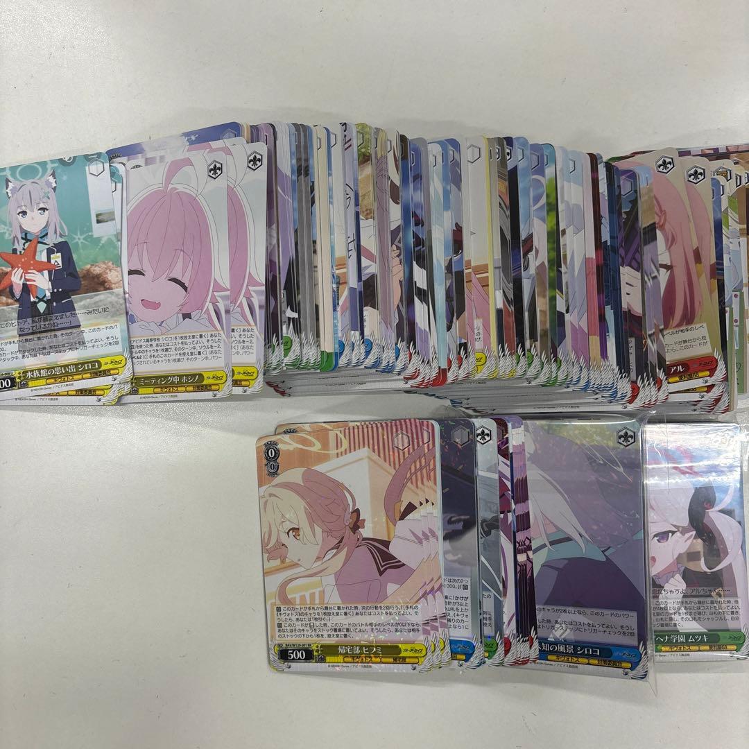 ブルーアーカイブ　The Animation RR以下4コン　　コンプ 予約 ヴァイスシュヴァルツ ブースターパック ブルーアーカイブ The