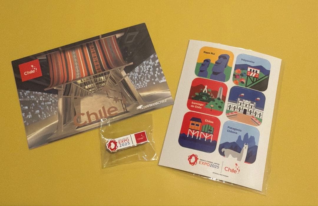 EXPO2025 大阪関西万博 チリ館 ピンバッジ カード限定 非売品 - メルカリ