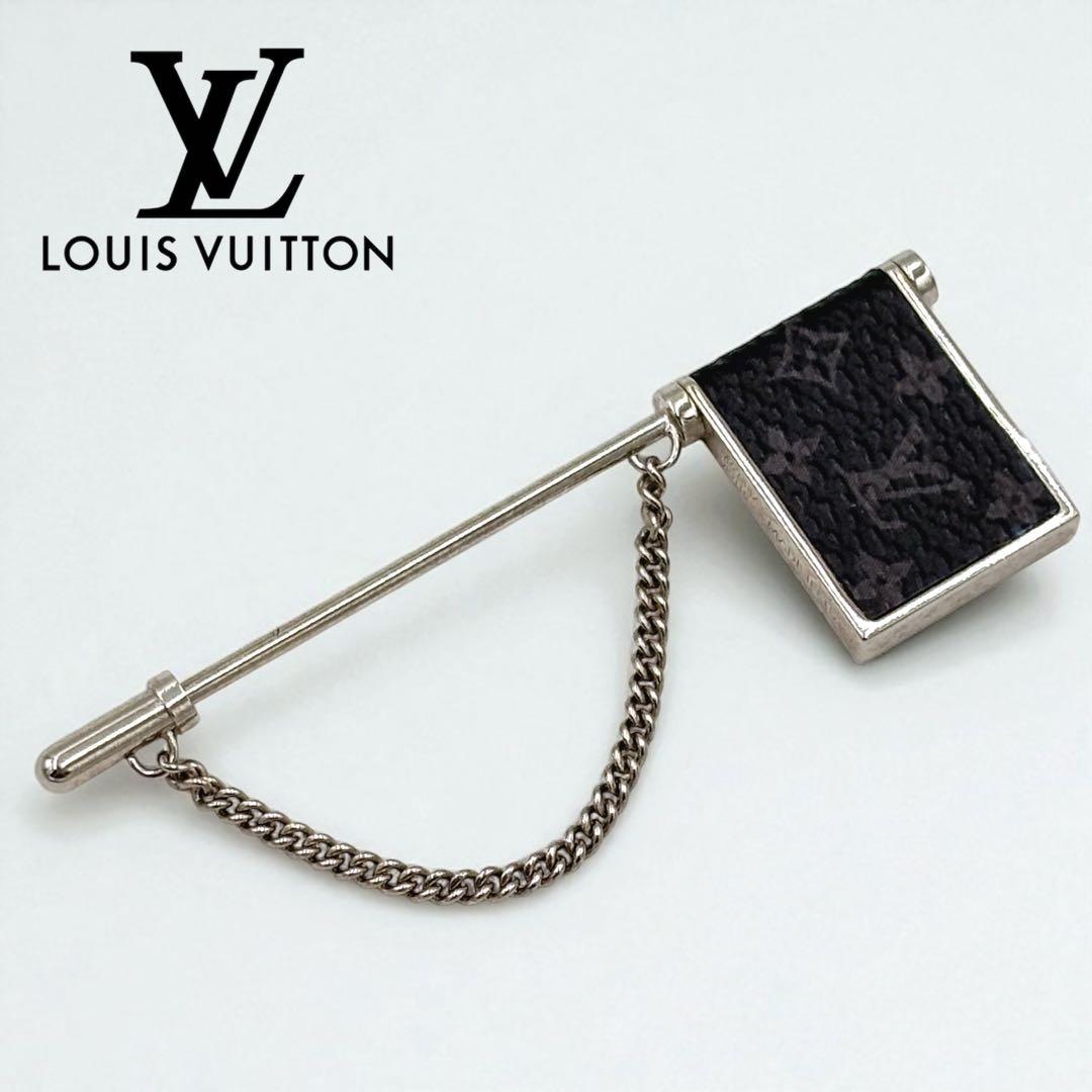 LOUIS VUITTON ピンブローチ M62887 モノグラム エクリプス