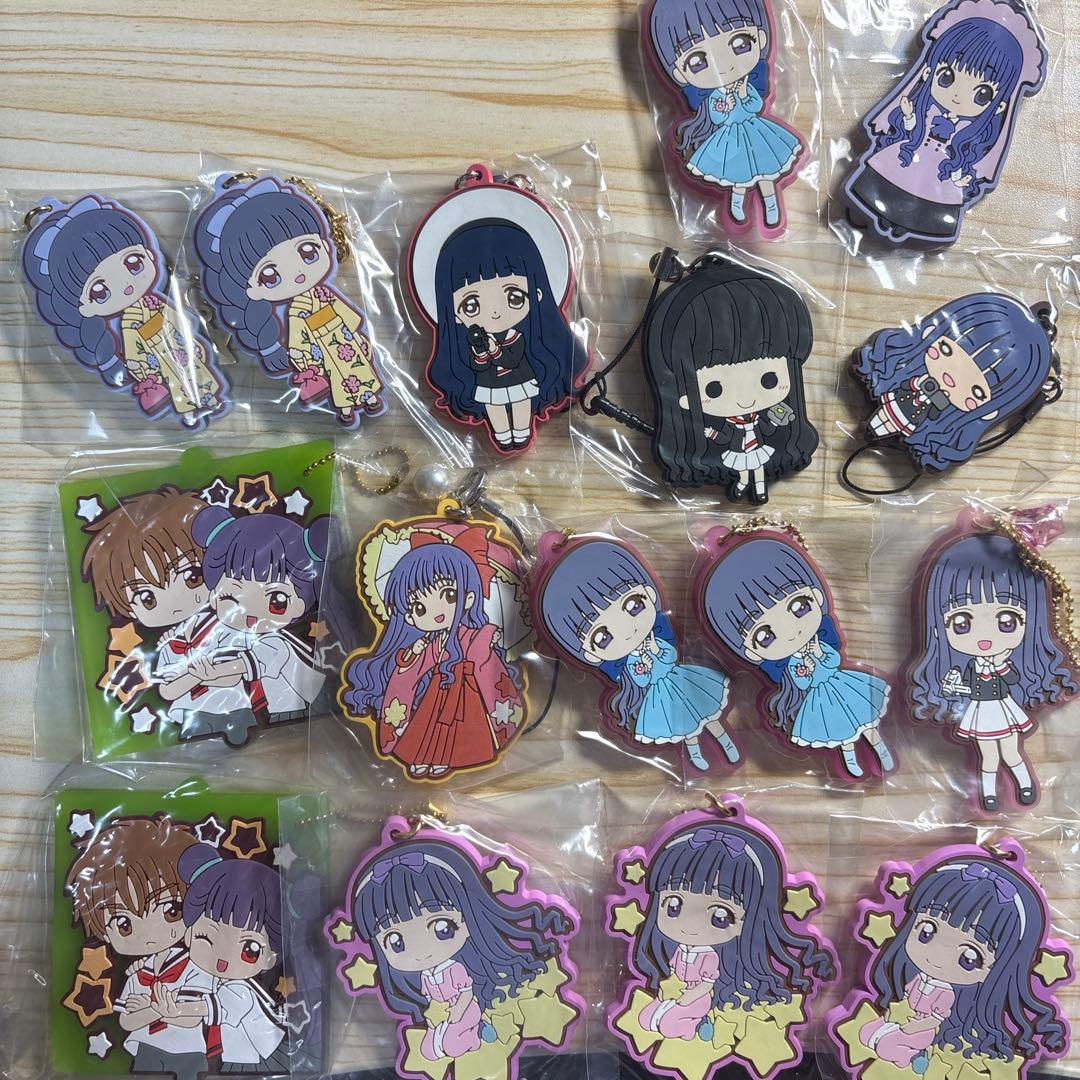 カードキャプターさくら　大道寺知世　ラバスト　ラバーストラップ　16点セット
