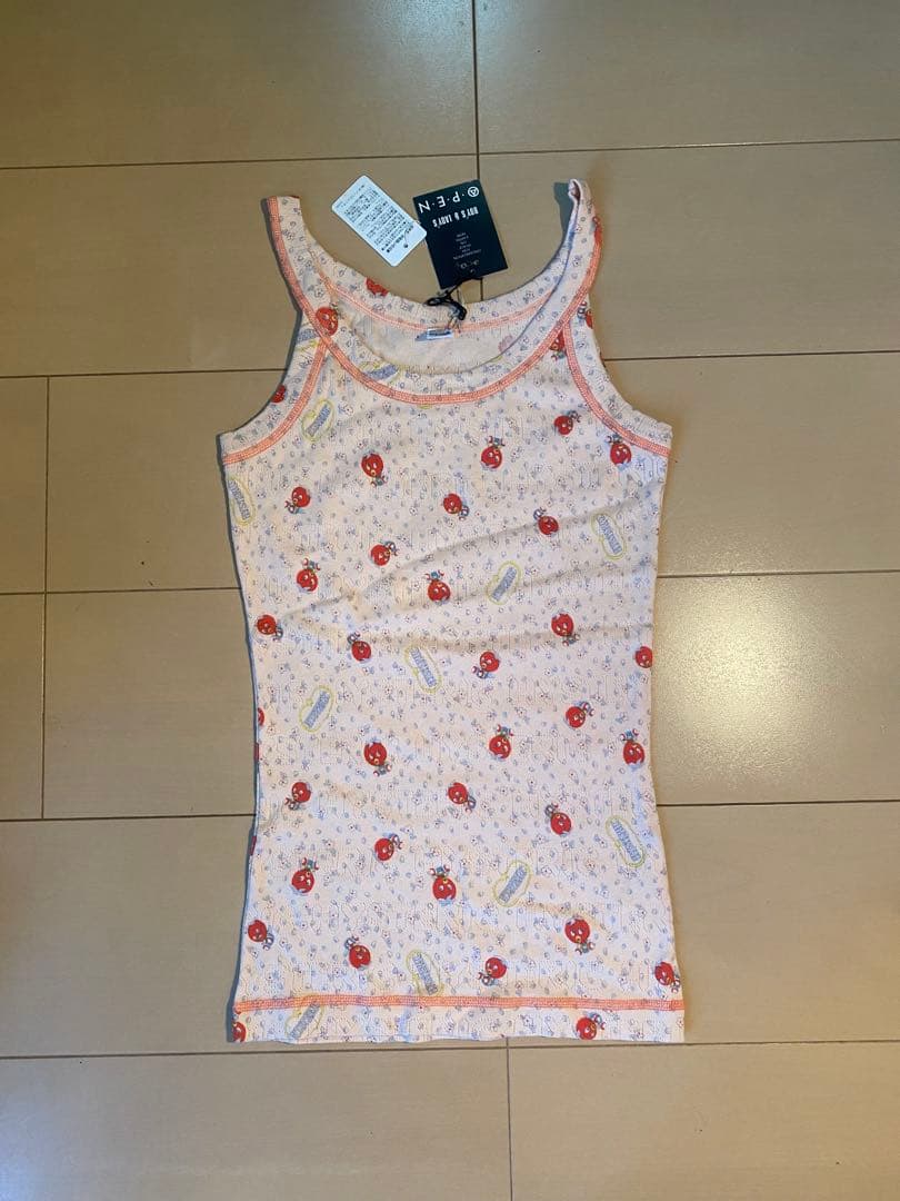 新品　初期ヒステリックグラマー '90 トマトバード　総柄　キャミソール　Y2K