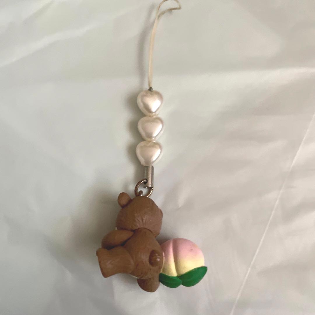 スージーズー ご当地ストラップ 岡山限定 岡山県 桃 モモ ブーフ