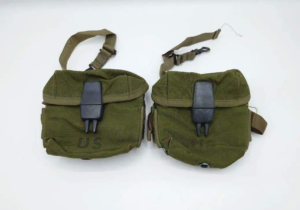 アメリカ軍実物放出品　68年製 M16 20連マガジンポーチ（ナイロン製）