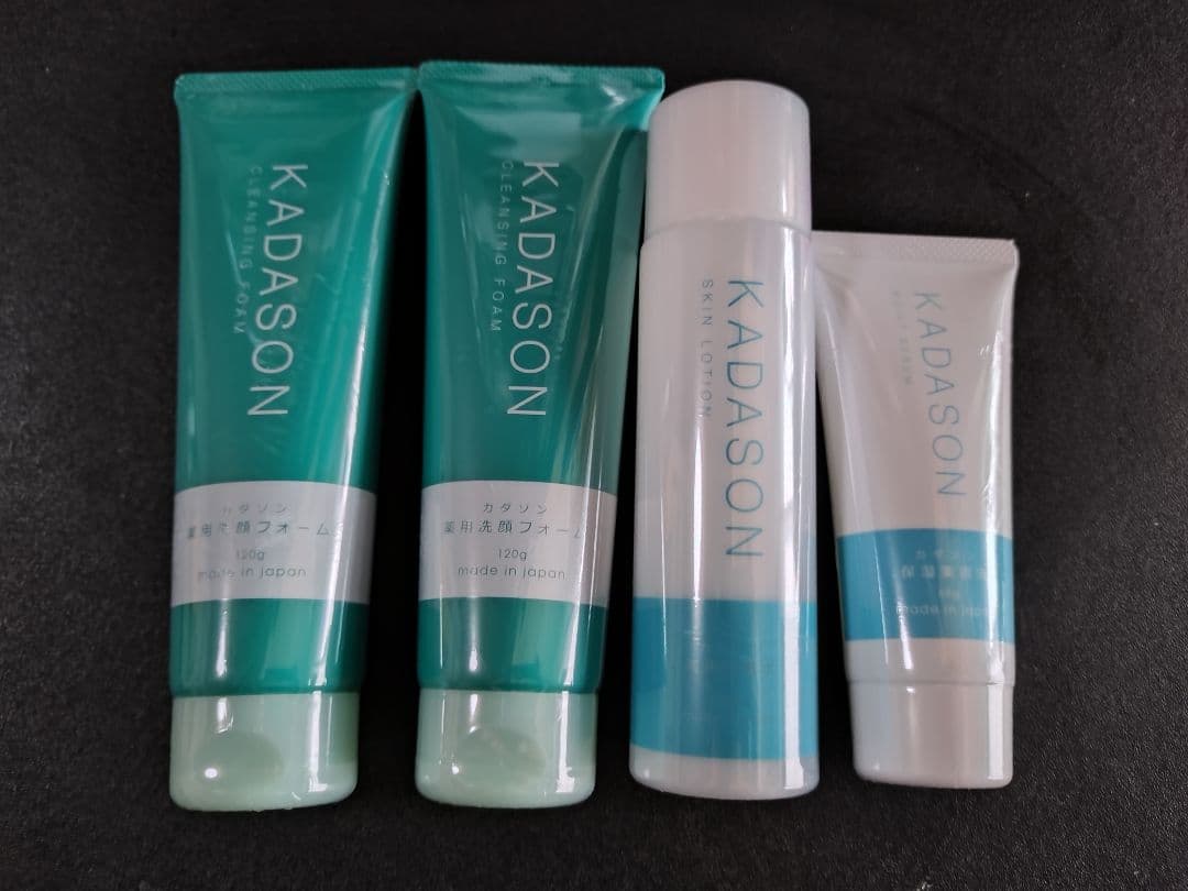 KADASON 洗顔料、化粧水、美容液4点セット