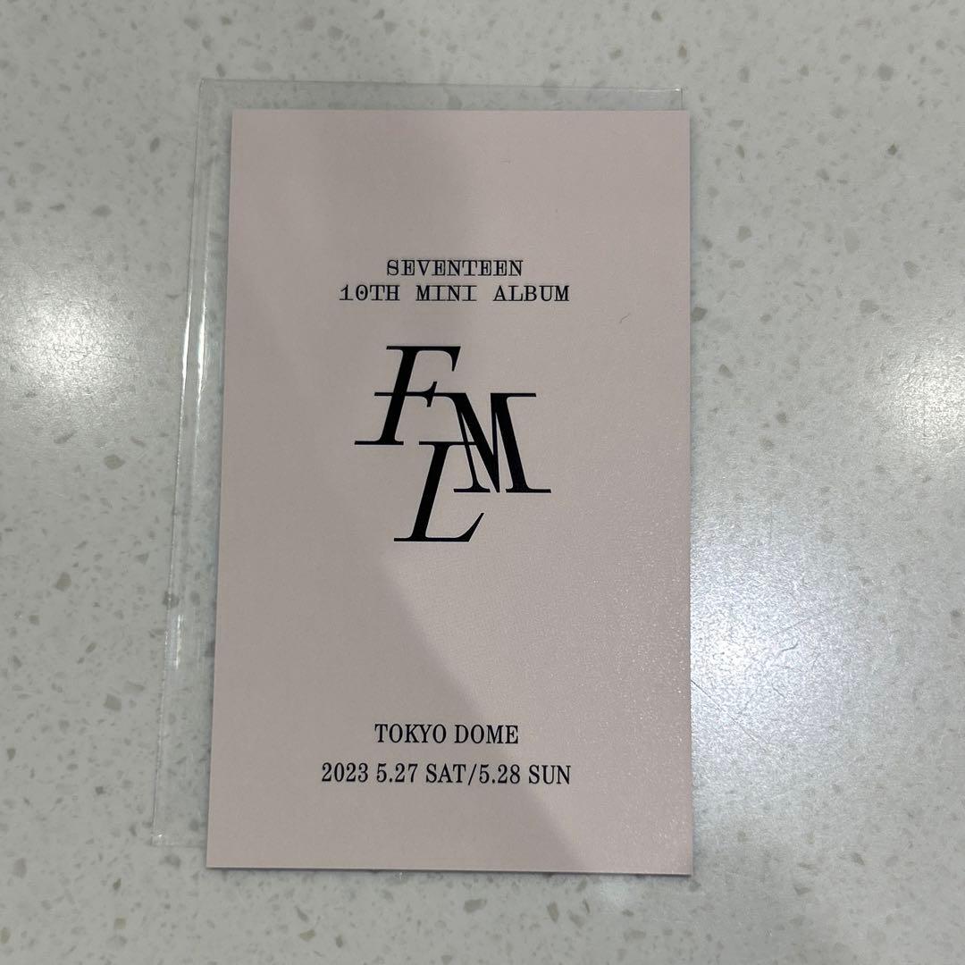 エスクプス クマ トレカ seventeen 東京ドーム FML - メルカリ